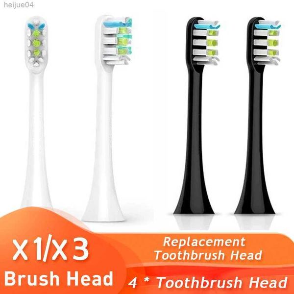 Escova de dentes para soocas escovas de dentes elétricas x3u/x1/x3/x5 substituir cabeça da escova cabeças da escova de dentes à prova dwaterproof água cabeça da escova de dentes sônica cerdas macias