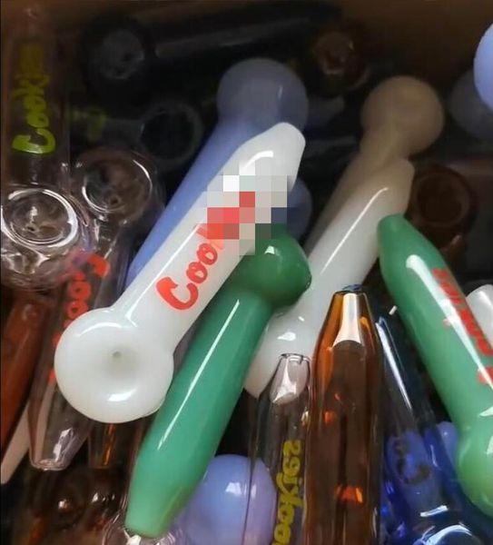 Tubos de vidro COOKISE Fabricação de cachimbos de vidro soprados à mão e lindamente feitos à mão cachimbo de colher feito de alta qualidade