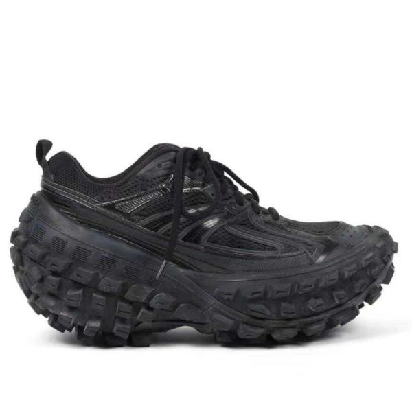 Роскошная дизайнерская обувь: черные, бежевые, оливковые, белые, зеленые, кроссовки с преувеличенной подошвой из шин, модная повседневная обувь высшего качества