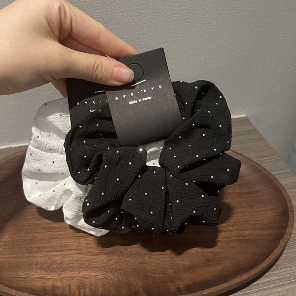 Mode Dickdarm Haar Ring Für Frauen Ins Koreanische Haar Scrunchie Einfache Temperament Ball Kopf Platte Haar Krawatte Zubehör