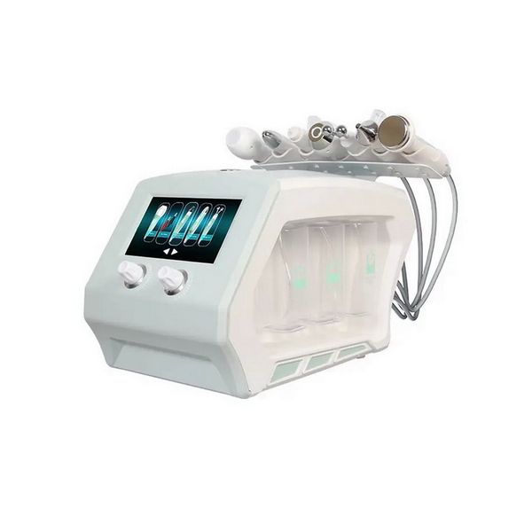 Máquina facial de dermoabrasão 8 em 1, ultrassônica, rf, rejuvenescimento da pele, spray de oxigênio, ultrassom, lifting facial, remoção de rugas
