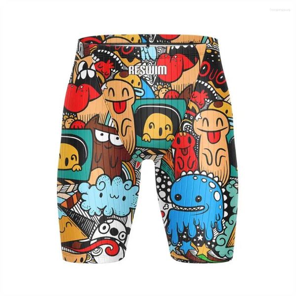 Costumi da bagno da uomo Estate Pantaloncini attillati da nuoto da uomo Jammer da surf Costume da bagno da spiaggia Pantaloni da allenamento sportivo Costume da bagno da surf ad asciugatura rapida