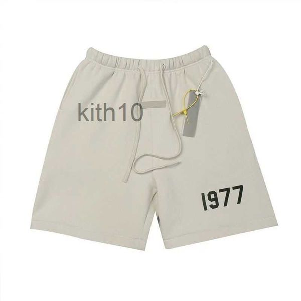 Designer Shorts 1977 Medo do Verão Deus Algodão Marca Ess Mens Shorts Calça Casais Corredores Calças Street Man Curto Womens Streetwear Asiático Tamanho S-XL HXYA