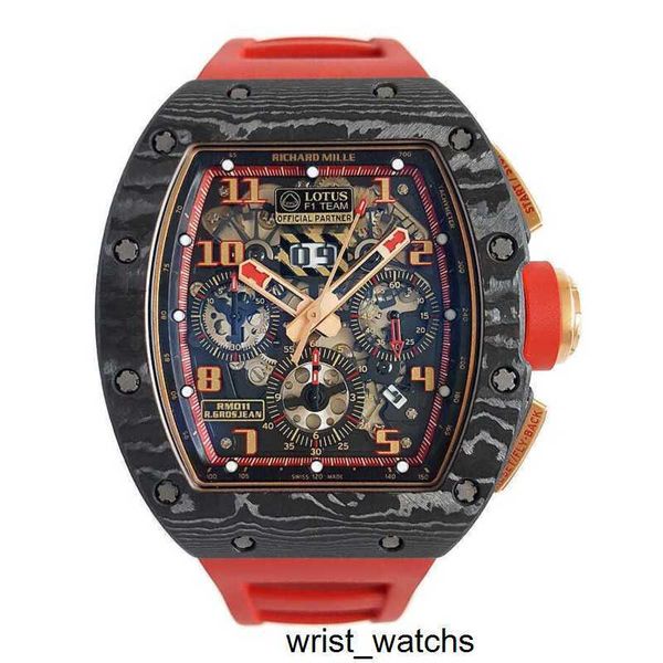 Uhrwerk RM Armbanduhr Richardsmille Armbanduhr RM011 LOTUS F1 TEAM 50*40mm