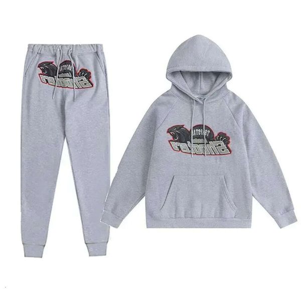 Tute da uomo Tute da uomo S Autunno Inverno Trapstar Shooters Tuta con cappuccio Set da donna Tuta sportiva di marca oversize Set di pantaloni Printe 527