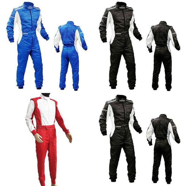 Одежда для гонок на мотоцикле, автомобиль F1, внедорожный картинг, цельный костюм, водонепроницаемый костюм для пары, детская Прямая доставка Otlx5