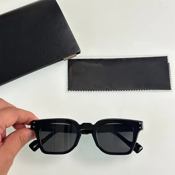 Óculos de sol de alta qualidade acetato grosso para homens mulheres óculos quadrados quadros frança estilo designer condução óculos de viagem uv400