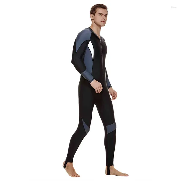 Costumi da bagno da donna Muta da uomo Muta da sub per tutto il corpo Manica lunga Protezione solare Cerniera Mute da surf Costumi da bagno interi taglie forti