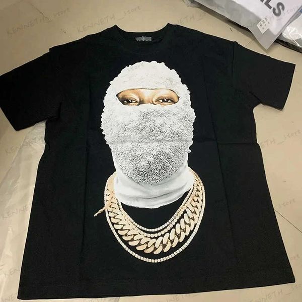 Homens camisetas IH NOM UH NIT T-shirt Verão Algodão Casual Oversized Manga Curta Top Hip-hop Moda Masculina e Feminina T-shirt T240126