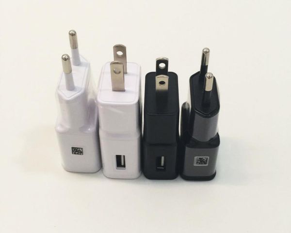 USB-Wandladegerät 5V 1A AC-Reise-Ladegerät-Adapter US-EU-Stecker für Samsung Galaxy S3 S4 S5 I9600 Note 3 N9000 DHL 4617682