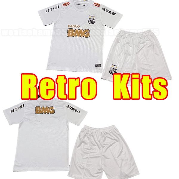 Kits Santos FC retro camisas de futebol PATO SANCHEZ SOTELDO clássico vintage Dejanini Camiseta de Futbol Camisa de futebol tamanho infantil 16-28 11 12 Davila Fulk 2011 2012