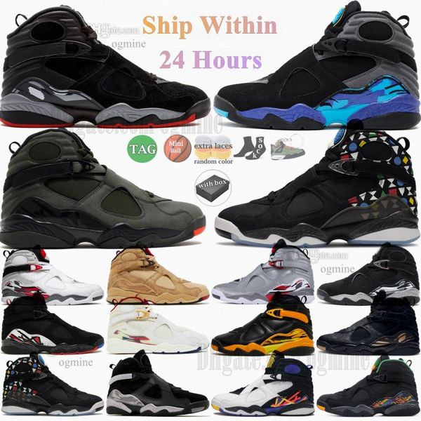 Mit Box VIII Playoff Herren-Basketballschuhe Aqua Chrome South Beach Schwarz Cool Grey Take Flight Trophy Schwarz Samurai Raid Gunsmoke Herren Sport Sneakers Trainer 36-47