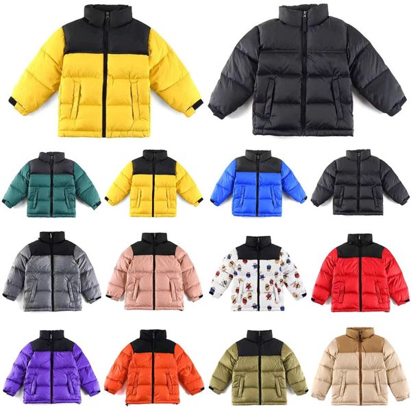 Kinder Daunenmantel Parkas Jungen Mädchen Daunenjacken 3–12 Jahre Mode Mädchen Warmer Schneeanzug Kapuzenoberbekleidung Kindermäntel Größe 100–170