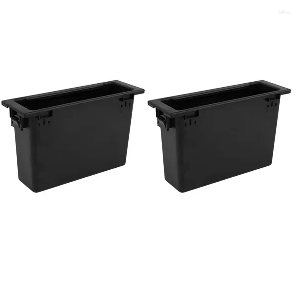 Auto Organizer 2X Stereo Radio Dashboard Lagerung Box Montage 1Din Tasche Kit Zubehör Innen Für