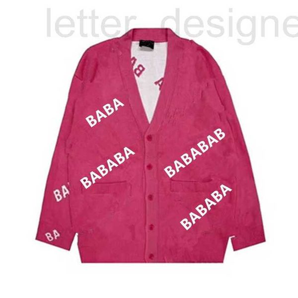 Designer di lusso da uomo maglioni cardigan donna top maglia maglione bottone lettera scollo a V moda donna abbigliamento autunno inverno cappotto manica lunga per gli amanti casual 20ss