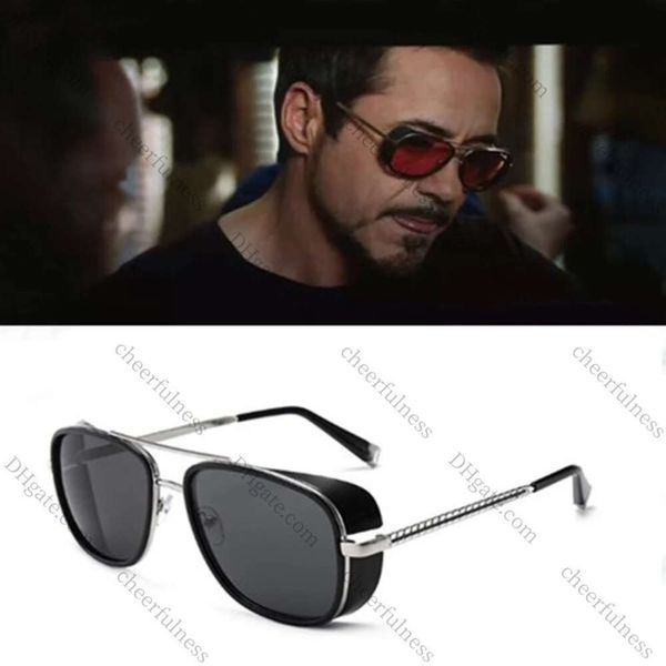 Neue Iron Man 3 Matsuda Tony Stark Sonnenbrille Männer Rossi Beschichtung Retro Vintage Designer Sonnenbrille Oculos Masculino Gafas De