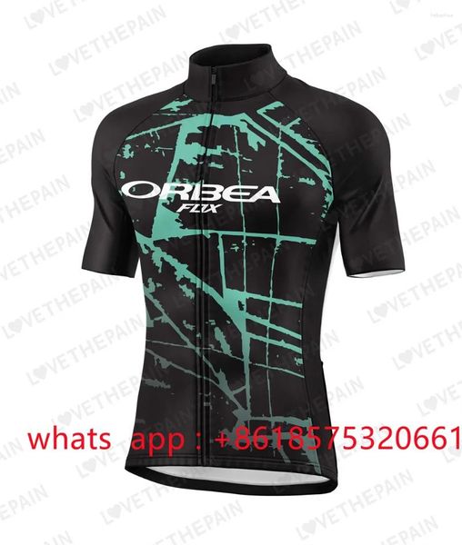 Rennjacken Orbeafox Spanien Herren Radtrikot 2024 Sommer Mountainbike Kurzarm Uniform Maillot Ropa Ciclismo Hombre Fahrrad