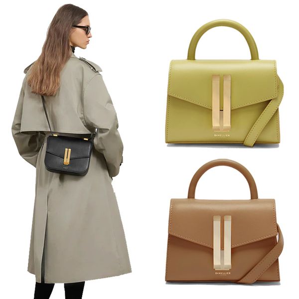 Geldbörsen und Handtaschen für Damen, Mode, Luxus-Designer-Taschen, Clutch, die Vancouver Nano Montreal Demellier-Tasche, Schulter-Reise-Totes, Herren-Leder-Abend-Umhängetasche