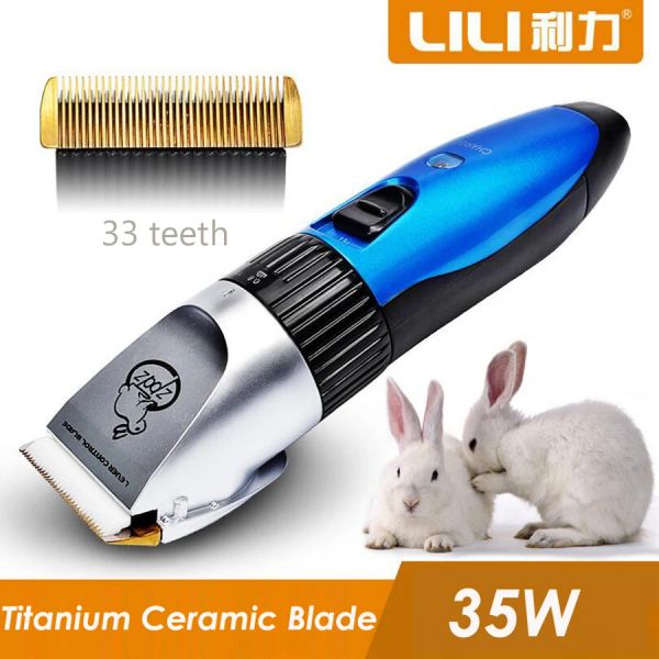 Tolettatura 35W Pet Dog Hair Trimmer Precisione elettrica ricaricabile Pet Grooming Clipper Cat Animal Hair Remover Cutter Shaver ZP299