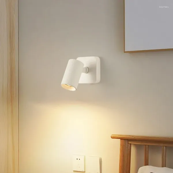 Lampada da parete Comodino Camera da letto Corridoio Soggiorno Balcone Semplicità creativa Lettura moderna Decorazione Rotazione