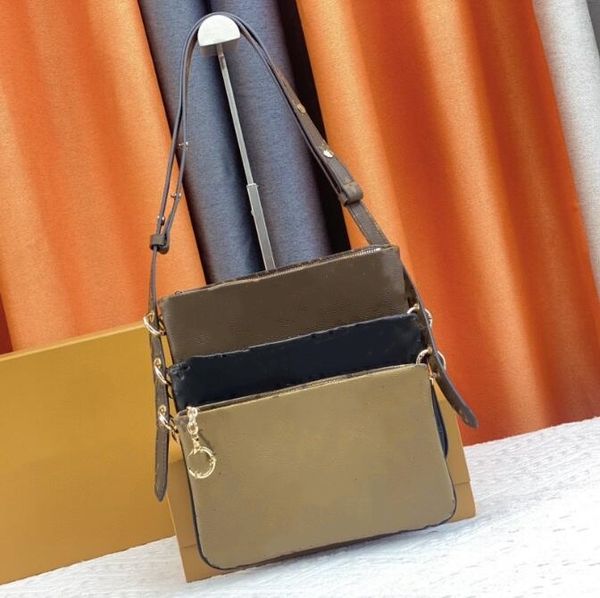 Designer-Tasche, Mini-Handtasche, Damen-Umhängetasche, Umhängetasche, Designer-3-in-1-Kleintasche, modisches Echtleder, Messenger-Geldbörse, kleine Tasche, Damen-Geldbörse