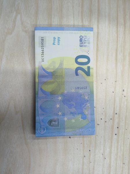 Copia denaro reale formato 1:2 carta falsa simulata giocattoli per bambini conteggio coupon esercizio 100 banca Knxoh