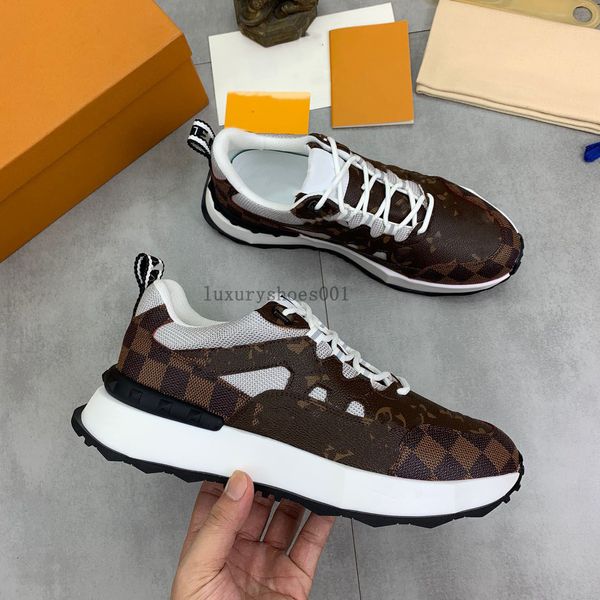 Famose scarpe da ginnastica da uomo Run Away Scarpe in pelle Mesh Pelle scamosciata traspirante Scarpe da ginnastica da esterno Stringate Micro Suola Sport Skate Party Dress Casual Walking Eu38-46 1.23 04