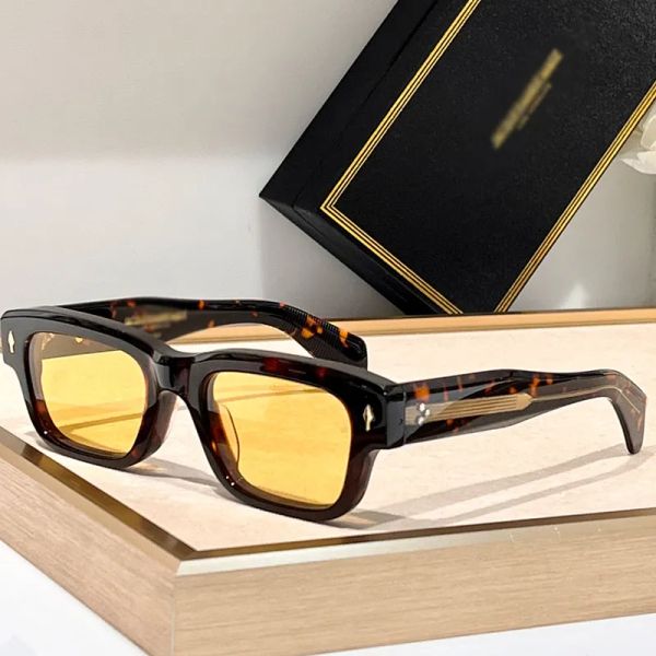 Designer homens e mulheres óculos de sol moda jeef óculos artesanais clássico luxo estilo retro qualidade design exclusivo quadro robusto com caixa