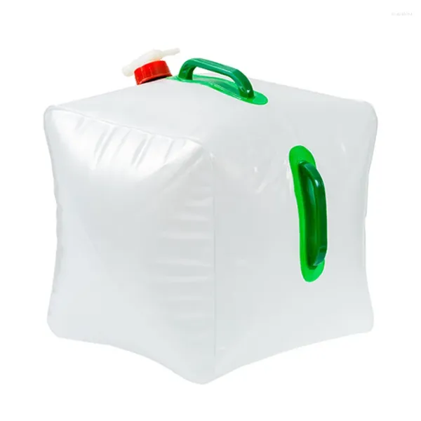 Bottiglie d'acqua 5/10/15/20L Borsa pieghevole per esterni Contenitore portatile di grande capacità Bollitore Secchio di plastica Forniture per attrezzature da campeggio