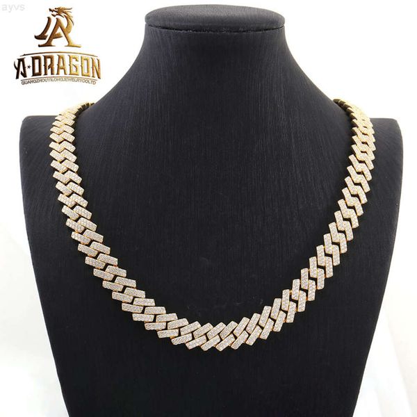 Feiner Schmuck Gold Miami Cuban Chain Hot Selling Shine Brightly 10k 14k 18k Gold Großhandel Cuban Link Chain