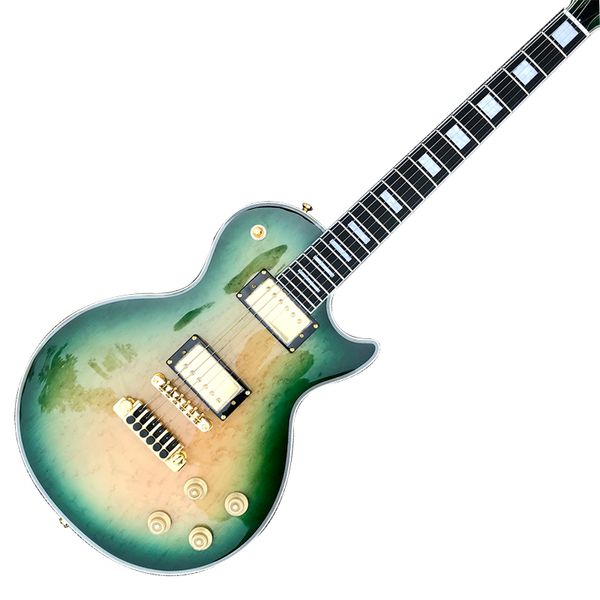 Loja personalizada, feita na China, L P personalizada guitarra elétrica de alta qualidade, escala de ébano, hardware dourado, frete grátis 11