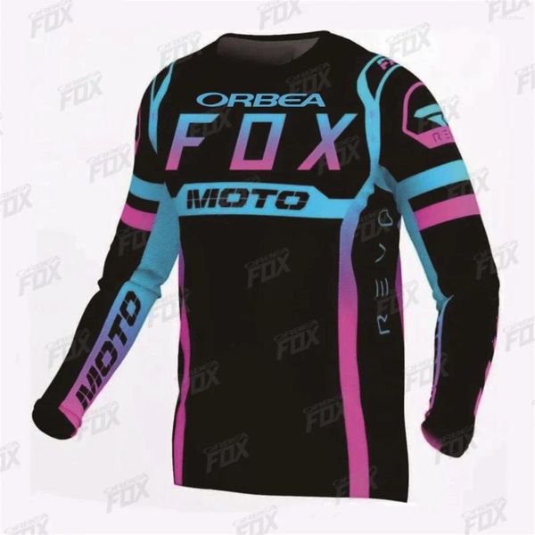 Giacche da corsa Maglia da discesa RCC OrbraFox Mountain Bike Camicie Mtb Offroad Dh Moto Motocross Abbigliamento sportivo Bicicletta Ciclismo