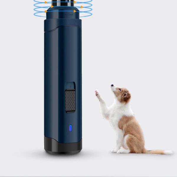 Malzemeler Pet Narşör USB Yeni Elektrikli Köpek Kedi Tırnak Kesme Kaldırma Keşferi Yüksek Güçlü Çift Öğütme Kafası 3 Hızlı Pençeler Bakım Güzellik Makas