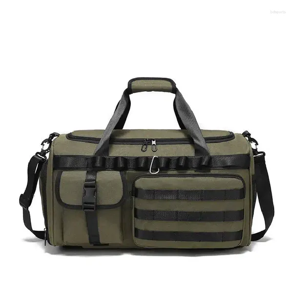 Sacos ao ar livre de viagem saco de fitness esporte multifuncional tático mochila sapatos bolso bagagem armazenamento bolsa escalada acampamento y62a