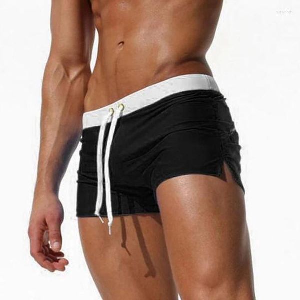 Herrenbadebekleidung 2024 Sommer Männer Badeanzug Badehose Boxershorts Sexy Herren Badehose Strandshorts Surfbrett Mayo Wear Sunga Anzug