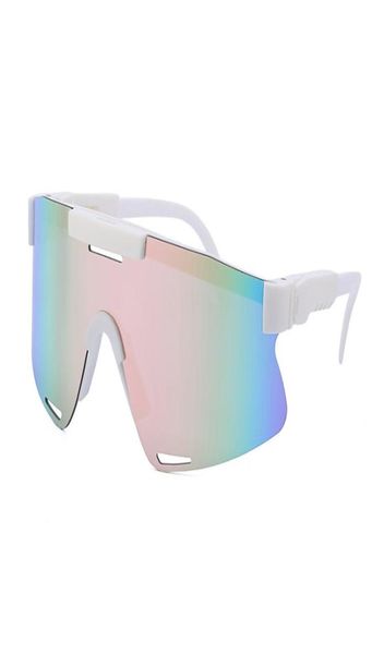 New Sport Google Occhiali da sole polarizzati per uomo donna Occhiali antivento da esterno guida pesca 100 UV Specchiato semplice alla moda 1544940