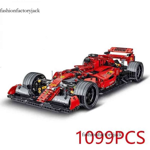 Роскошные суперкары MOC Техническая серия Моделирование Формула F1 Модель гоночного автомобиля Строительные блоки Кирпичи Автомобильные игрушки Дети Подарки на день рождения для мальчиков H1120