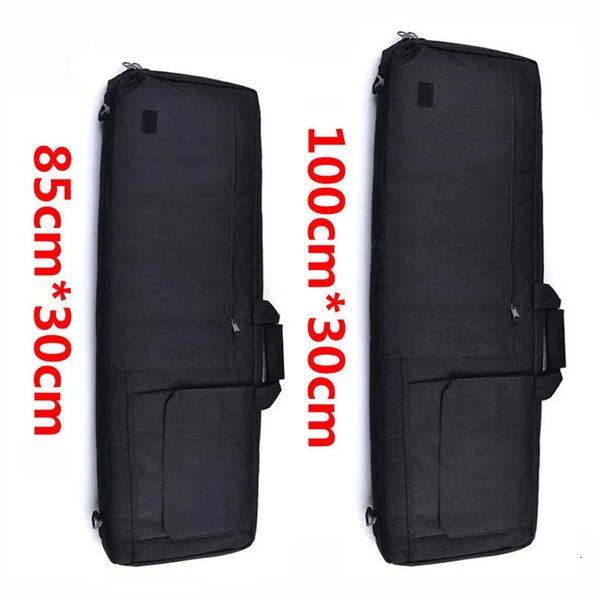 85CM100CM Attrezzatura militare Borsa tattica per pistola Airsoft Custodia per fucile da tiro Caccia Wargame Custodia a tracolla con protezione in cotone 240127