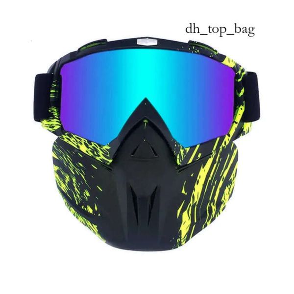 Maschere da sci Sci Snowboard Maschera invernale Motoslitta Occhiali da sci Antivento Sci Vetro Occhiali da motocross Occhiali da sole con filtro per la bocca Occhiali da sci 8870