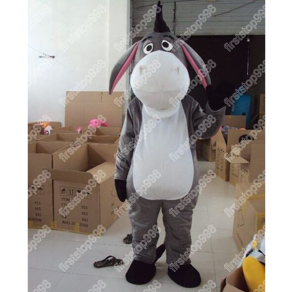 Mascotte Donkey Cartoon Anime Tema Caratteri unisex Adulti Proppetti pubblicitari della festa di Natale Outfit Outfit Outfit Outfit