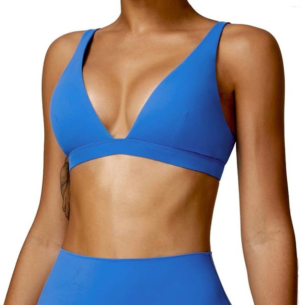 Camicie attive Reggiseno sportivo traspirante da donna Sexy attillato Yoga Asciugatura rapida Bellissimo assorbimento della schiena Push up versatili Top da palestra