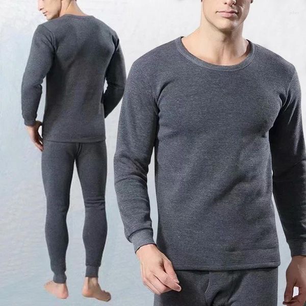 Herren-Thermounterwäsche Thermo Sports Long Men For Thick Johns Fleece Winter-Kompressionskleidung