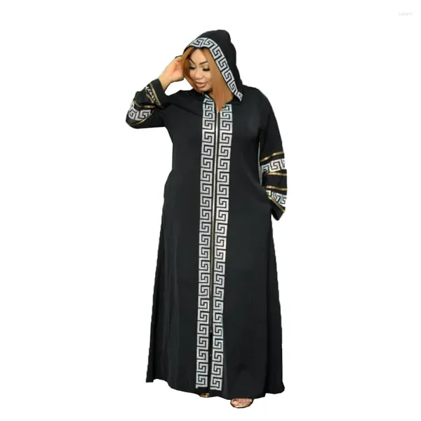 Ethnische Kleidung, die Frauen Afrika-Partykleidung Chiffon-Kaftan-Robe islamische Abendkleider muslimisches Kleid Boubou-Kaftan Abaya afrikanisch verkauft