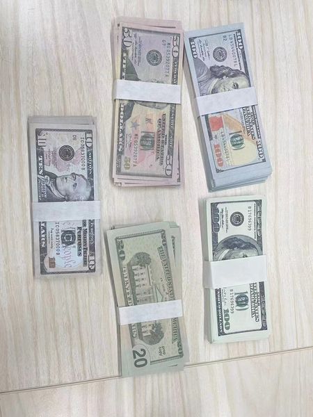 Копия денег, реальный размер 1:2, новая Fidelity 1 доллар США с номером, банкноты в иностранной валюте, настоящая коллекция, Com Nojon