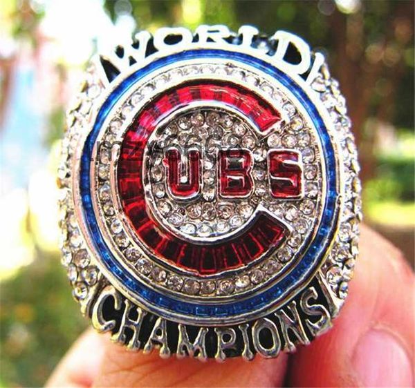 2016 Chicago World Series Baseball Championship Ring Rizzo Bryant Baez Sport Souvenir Men Fan Gift 2022 2023 Atacado Hip Hop Punk Jóias KAW2