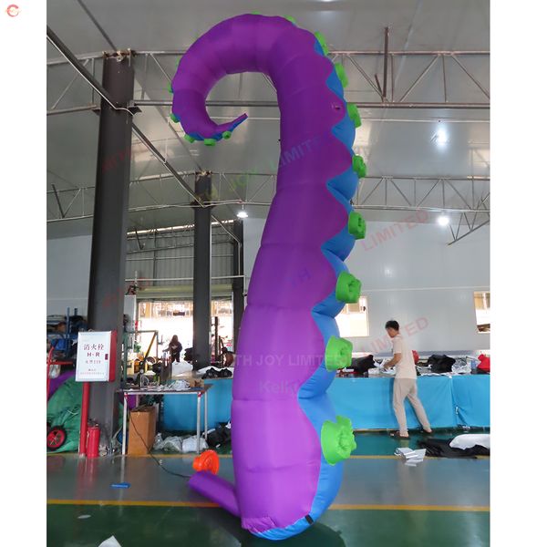 10 mH (33 piedi) Con ventilatore Nave libera Attività all'aperto Pubblicità commerciale Modello di polpo gonfiabile tentacolo palloncino a terra in vendita