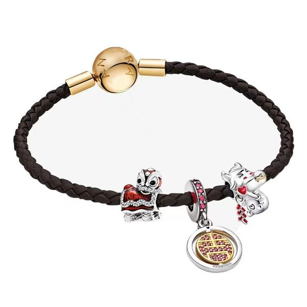 Pulseira designer 925 prata charme pulseira mulheres luxo alta quaity vermelho sorte esconder corda cadeia pulseira europa américa moda festa de casamento presentes do dia dos namorados