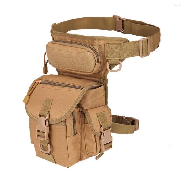 Marsupi Tattici Molle Drop Leg Bag Uomini impermeabili Pacchetto militare Outdoor Wargame Army Fanny Caccia Accessori per ciclismo