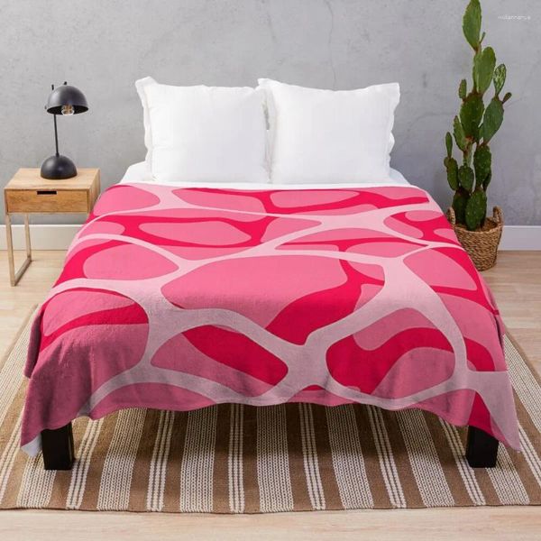 Coperte Rosa Acqua. Coperta per divano di design di lusso per bambini