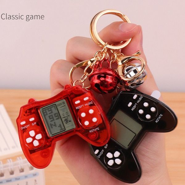 Neueste tragbare Mini-Handheld-Gamepad-Game-Spieler, Retro-Game-Controller-Box, Schlüsselanhänger, eingebaute Spiele, Mini-Videospielkonsole, Schlüsselaufhängung, Dekompressionsspielzeug